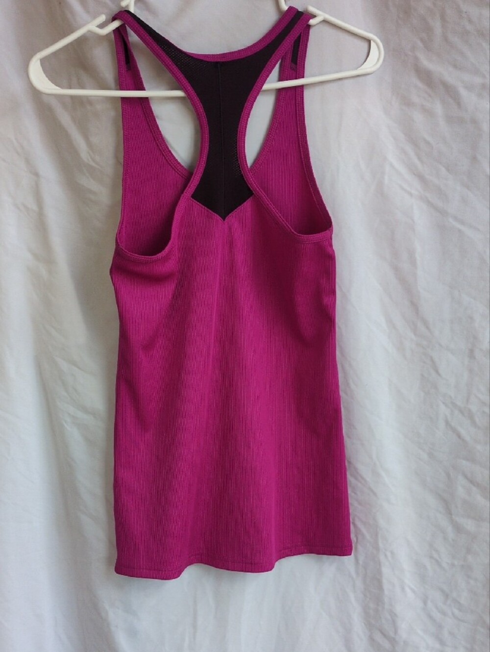 Under Armour Magenta Ribbed Racerback Tank - Picture 6 of 6
